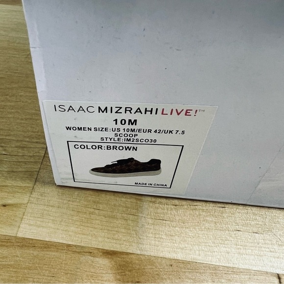 NEW Isaac Mizrahi Live! Monogram Lace Up Low Top Sneakers‎ Women's Size 10 - Picture 10 of 10